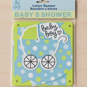Greenbrier Baby Shower Letter Banner – Baby Boy